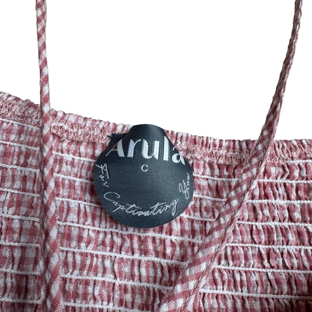 ARULA Pink Gingham Blouse - Picture 2 of 5